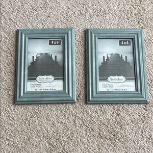 NWT Special Moments Teal Photo Frame Pair (Set of 2)